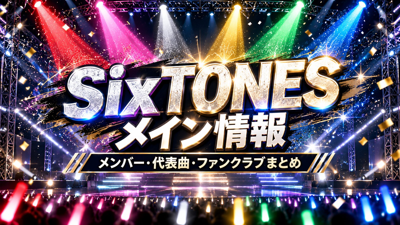 SixTONES メイン情報 メンバー・代表曲・ファンクラブまとめ